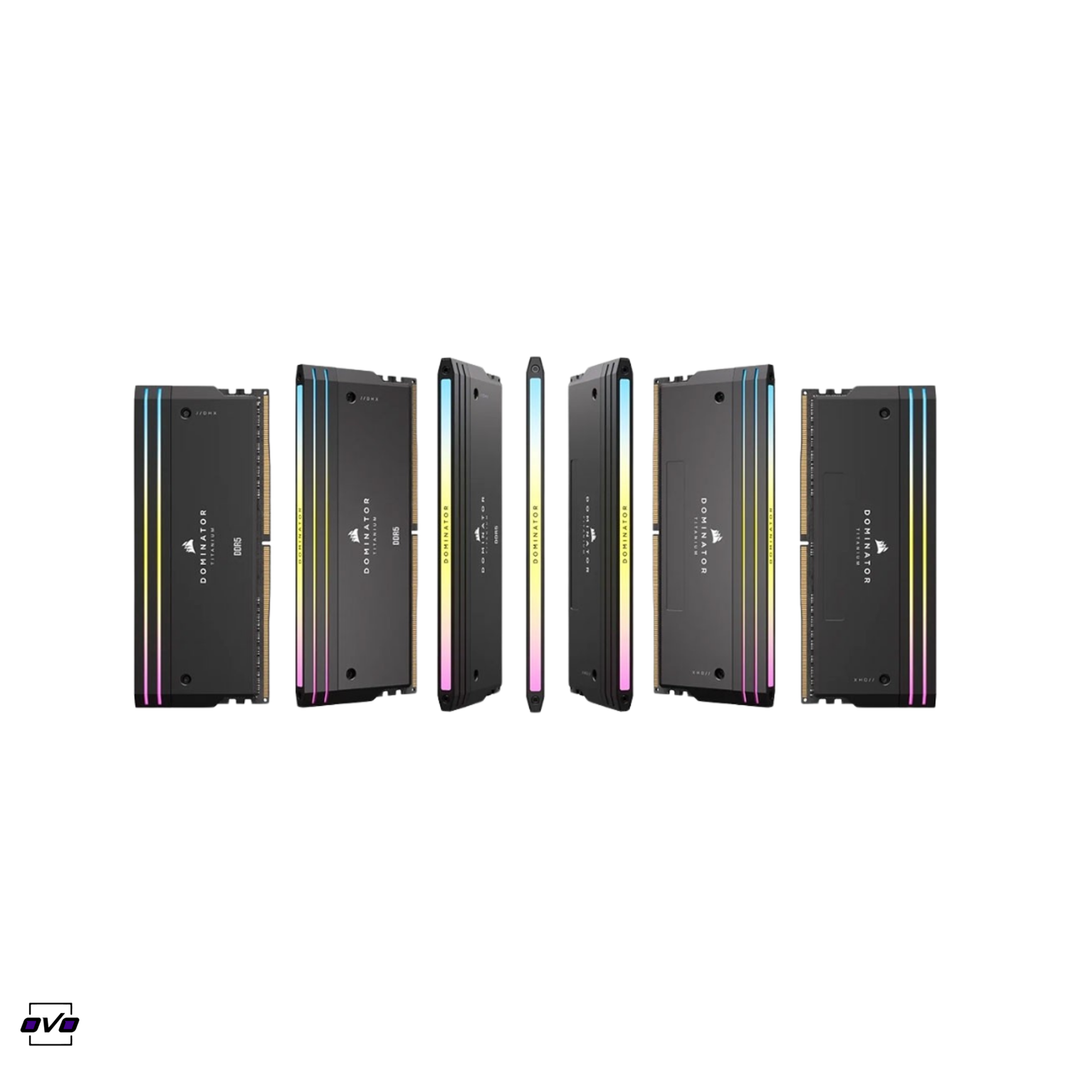 رم کورسیر 32 گیگابایت (2×16) دو کانال DDR5 7200 مدل Dominator Titanium RGB CL341287